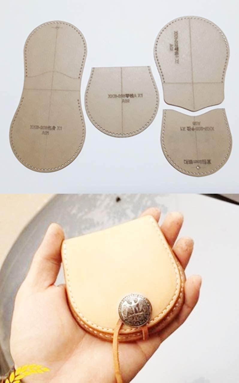 Amazon.co.jp: レザークラフト 用 型紙 アクリル型 DIY 趣味 ホビー ハンドメイド レザー 皮革 (コインケース) : ホビー