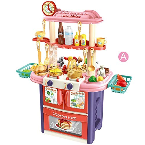 Tägliche Ausrüstung Spielzeug Kinder Sound und Licht Großes 86cm Spray Küchenspielzeug Simulation Dampfwasser Geschirr…