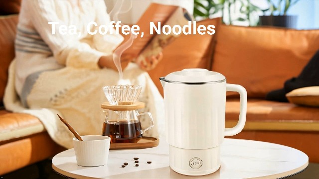 Tetera Eléctrica de Viaje 600ml 600W Acero Inoxidable miniatura 7