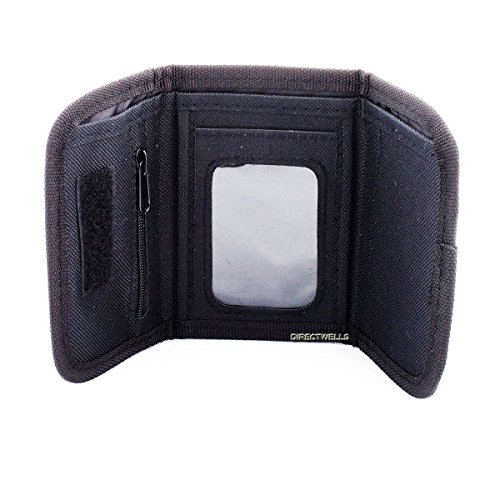 Disney Mickey Mouse Trifold Wallet Black and Gold Mickey Pattern Design2