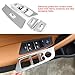 4pcs Window Button Frame, Car Window Button Cover Trim for 5 Series G30 2017-2018(Electroplating)