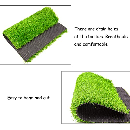 Image of 4 Pack Washable Chicken Nesting Pads Artificial Grass Rug Carpet Cuttable Chickens Nest Box Bedding Liners for Hen Coop Egg Duck Chicks Goose