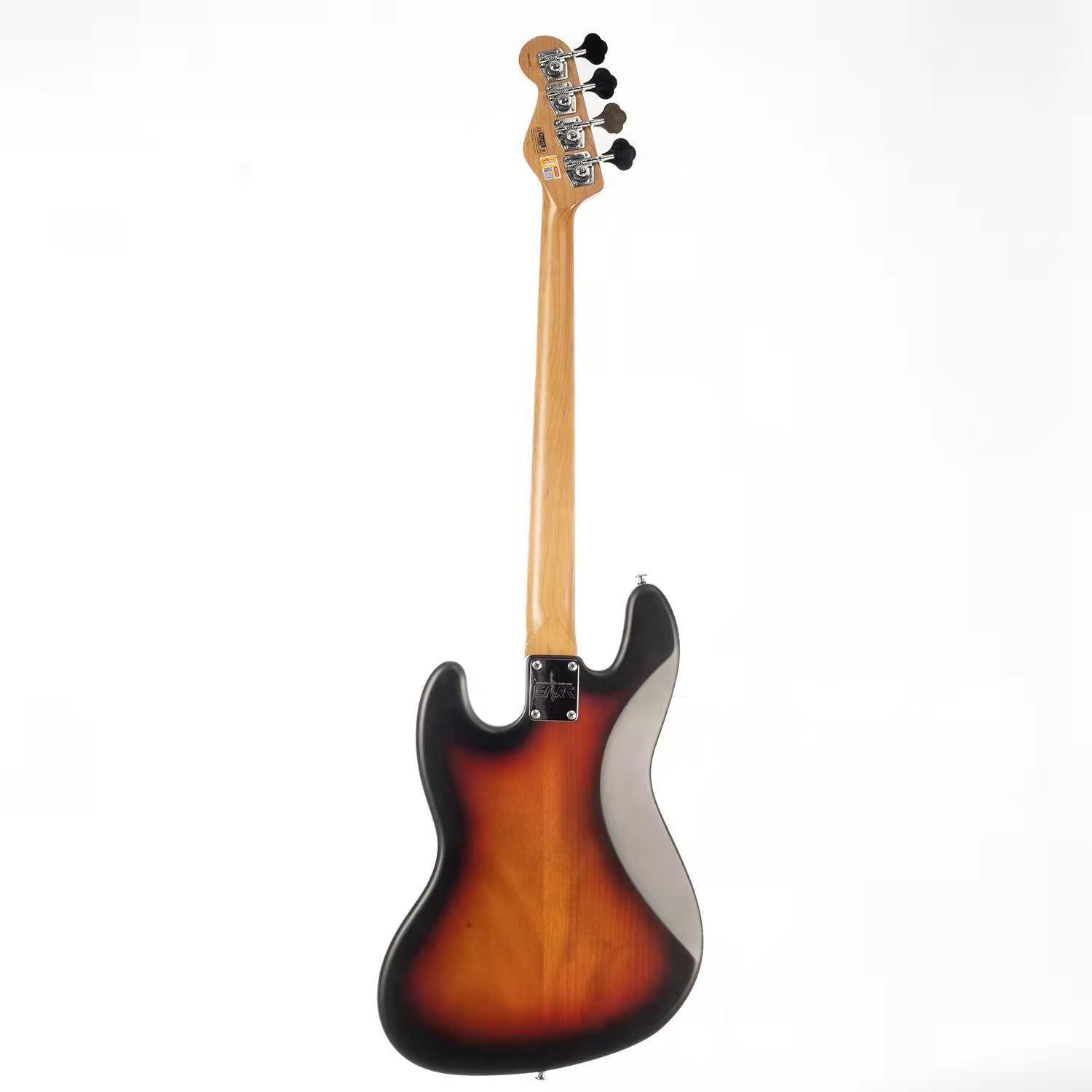 EART Guitarras B100 Asado Cuello de arce Palisandro Diapasón Cuerpo de caoba Trastes Acero Inoxidable Estilo Jazz Estándar 4 Cuerdas Jugador Bajo Eléctrico