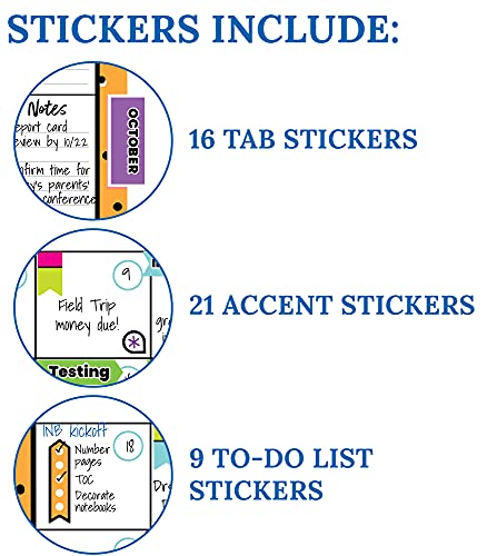 Carson Dellosa Kind Vibes Teacher Planner--Undated Weekly/Monthly Lesson Plan Book and Record Organizer for Classroom or Homeschool (8 inches x 11 inches) - Image 8
