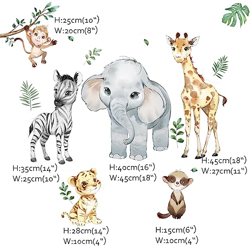 Vinilo Decorativo de Animales Safari Runtoo 36x12 in miniatura 4