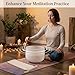 SUPVOX Professional Singing Bowl Mallet with Wooden Handle - Lightweight Sound Bowl Striker for Meditation Yoga and Sound Healing