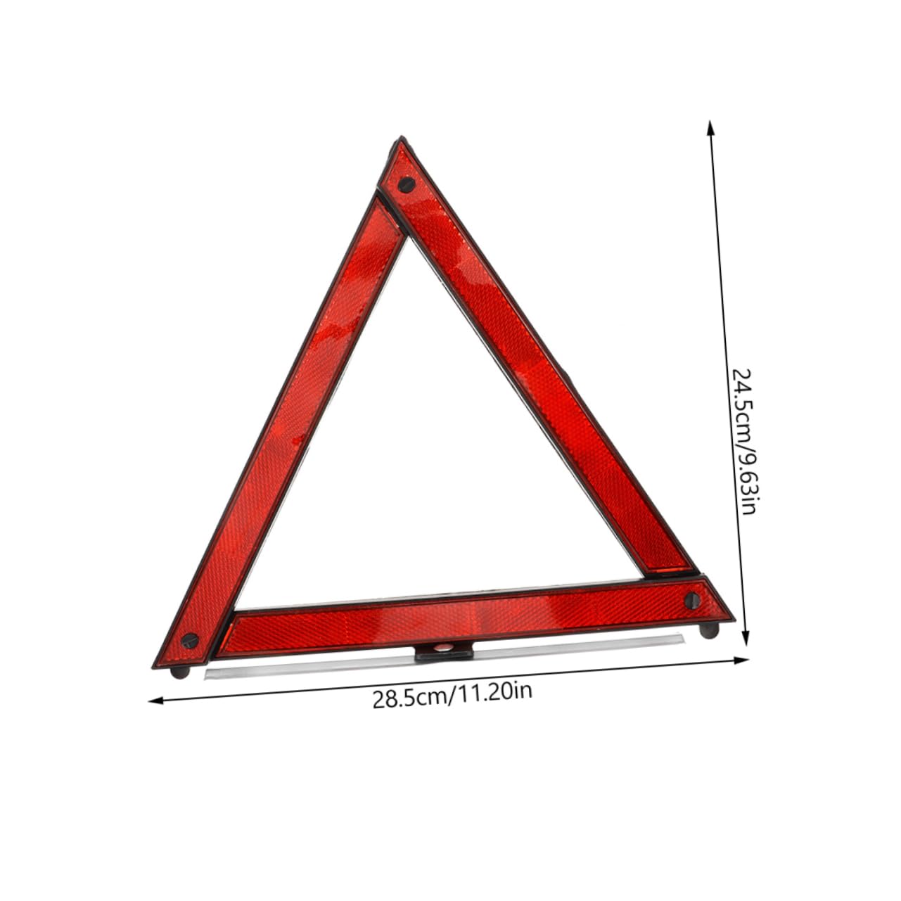 KICHOUSE 5pcs Car Triangle Safety Reflectors High Visibility Emergency Road Signs Reflective Warning Triangles for Trucks