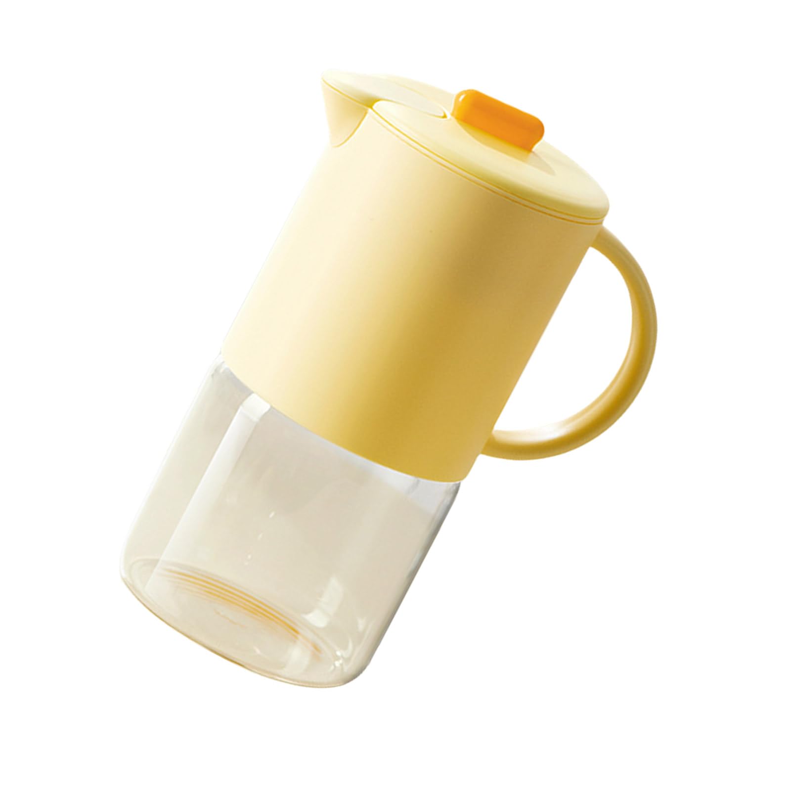 Elnwnnkc 1800ml Glass Water Pitcher Coffee Kettle Drink Dispenser Suitable for Home and Use with Comfortable Handle Glass Pitcher