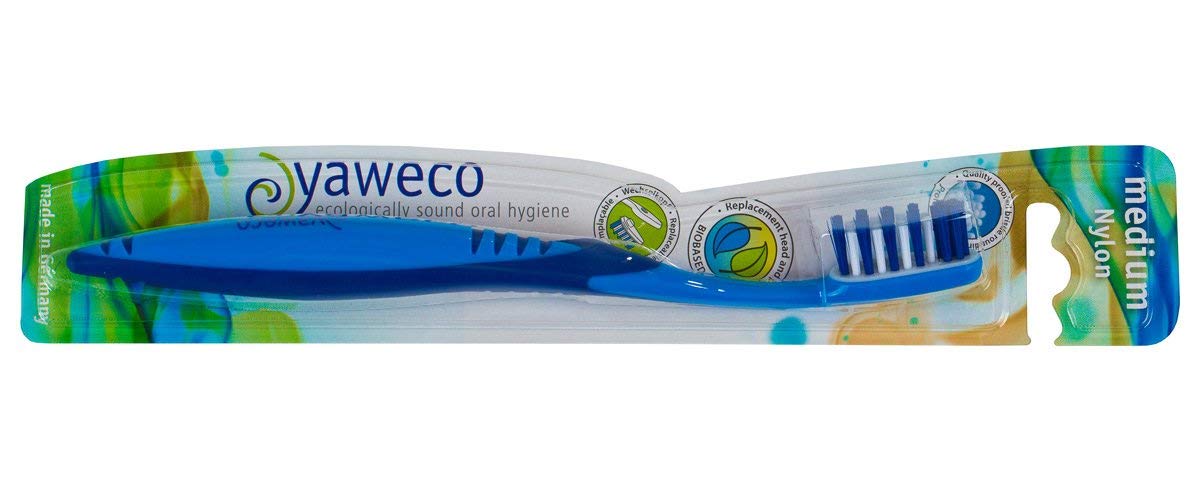Yaweco Soft Nylon Biobased Toothbrush, 1 EA