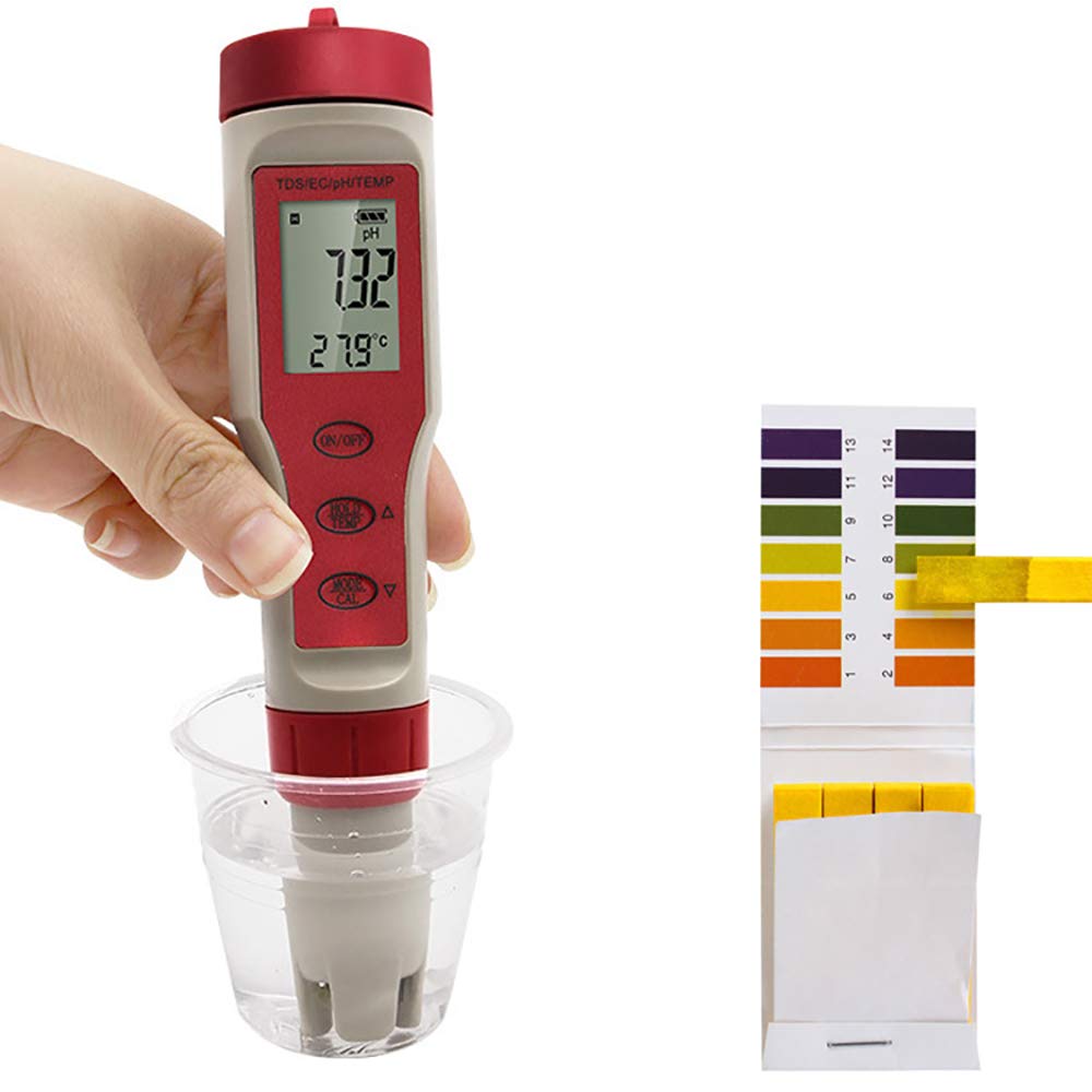 CNRGHS Hand Held Digital PH Meter, TDS/PH/EC 3 In 1 Multi-function Test Meter Water Quality Detector, High Accuracy, Large Range, Used To Test Total Dissolved Solids/pH/water Quality Test