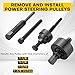 Acymner Power Steering Pulley Puller and Installer Tool Kit | Power Steering Pump Pulley Kit, Remover & Installer for Power Steering, Water Pump, and Vacuum Pump Pulleys