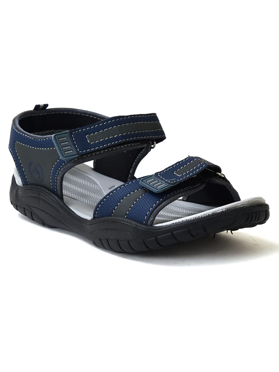 AJANTA Mens Grey & Blue Sports Sandal FT3021 (B0B9BYXM6F) Amazon Price History, Amazon Price Tracker