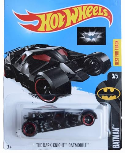 Hot Wheels The Dark Knight Batmobile, Batman 3/5 [Black] 228/250