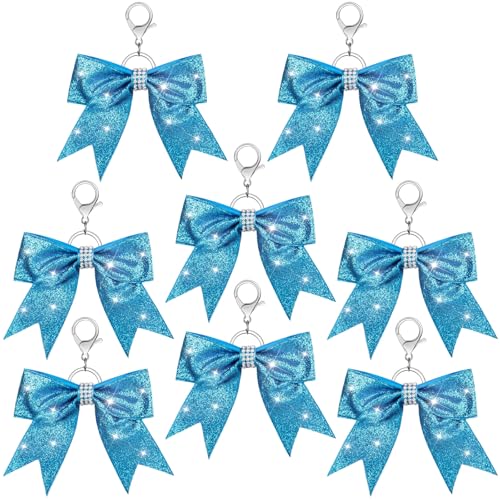 Porte-clés nœud strass paillettes cadeau idéal ado pom-pom girl