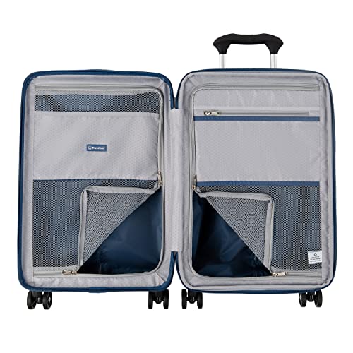 Image of Travelpro Maxlite Air Hardside Expandable Carry on Luggage, 8 Spinner Wheels, Lightweight Hard Shell Polycarbonate Suitcase, Ensign Blue, Carry On 20-Inch
