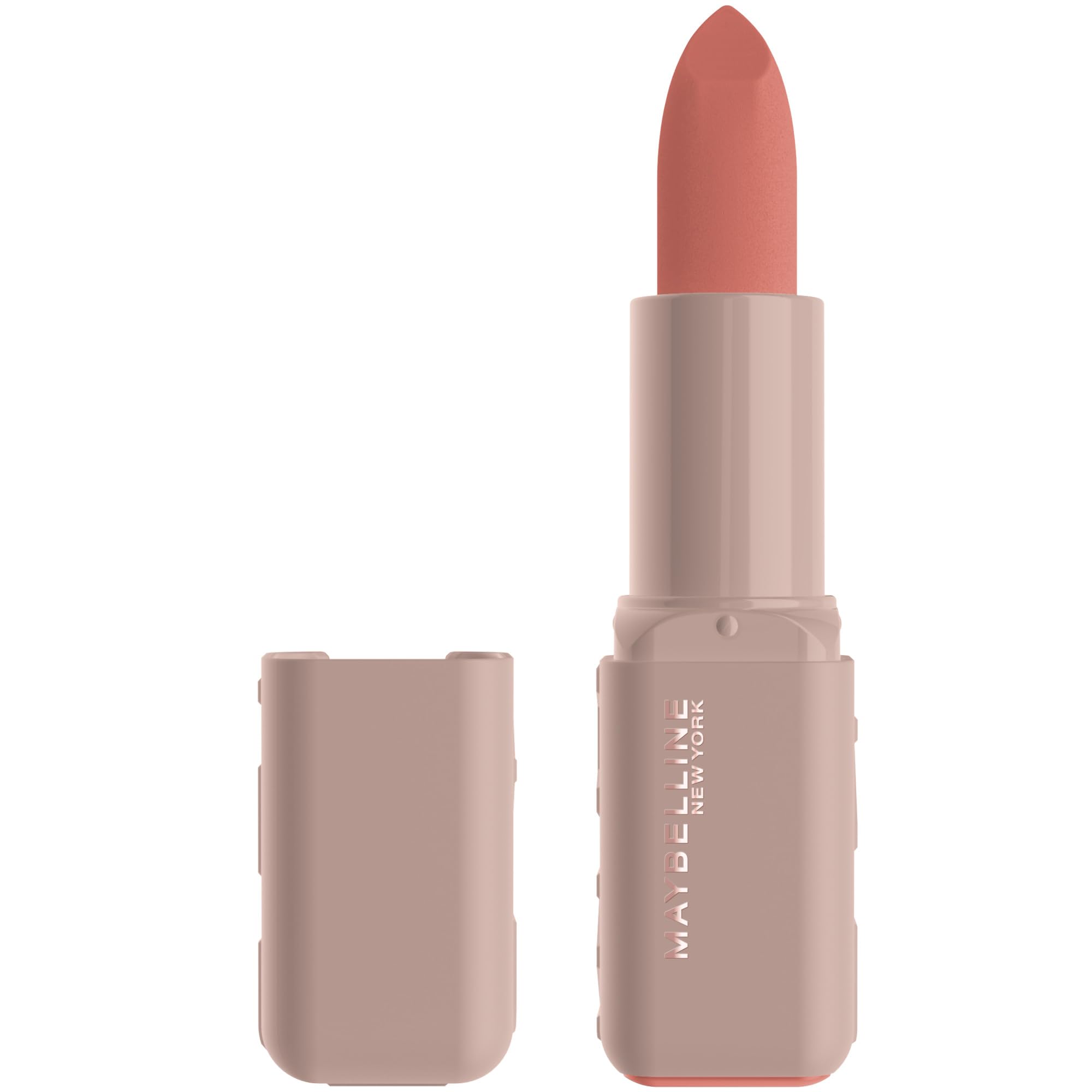 MAYBELLINE Slip On Serum Lipstick, Hydrating Lip Makeup with 8HRs of Lip Plumping Moisture with Hyaluronic Acid + Oil Blend, Maybe It's... (Terracotta Rose Nude Matte) — view 16