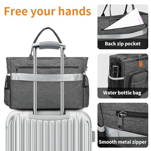 Rabjen Nurse Tote with Laptop Sleeve