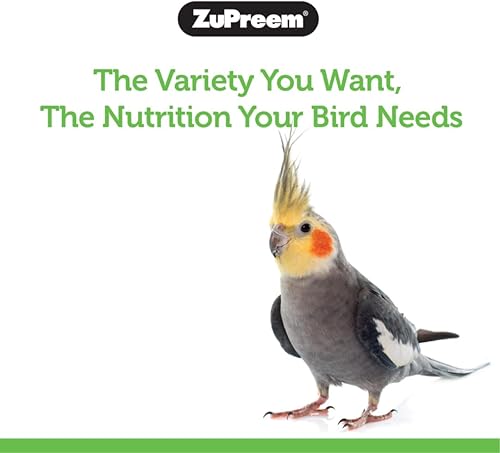 Miniatura 4 de ZuPreem Natural Bird Food - Alimento para pájaros lleno de vitaminas, alimento diario para aves medianas - 2.5 libras