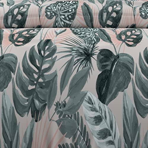 Soleil d'ocre, Duvet Cover Set, Cotton, 57 Thread Count, 260 x 240 cm, Tropic Pink, Blue - Image 3