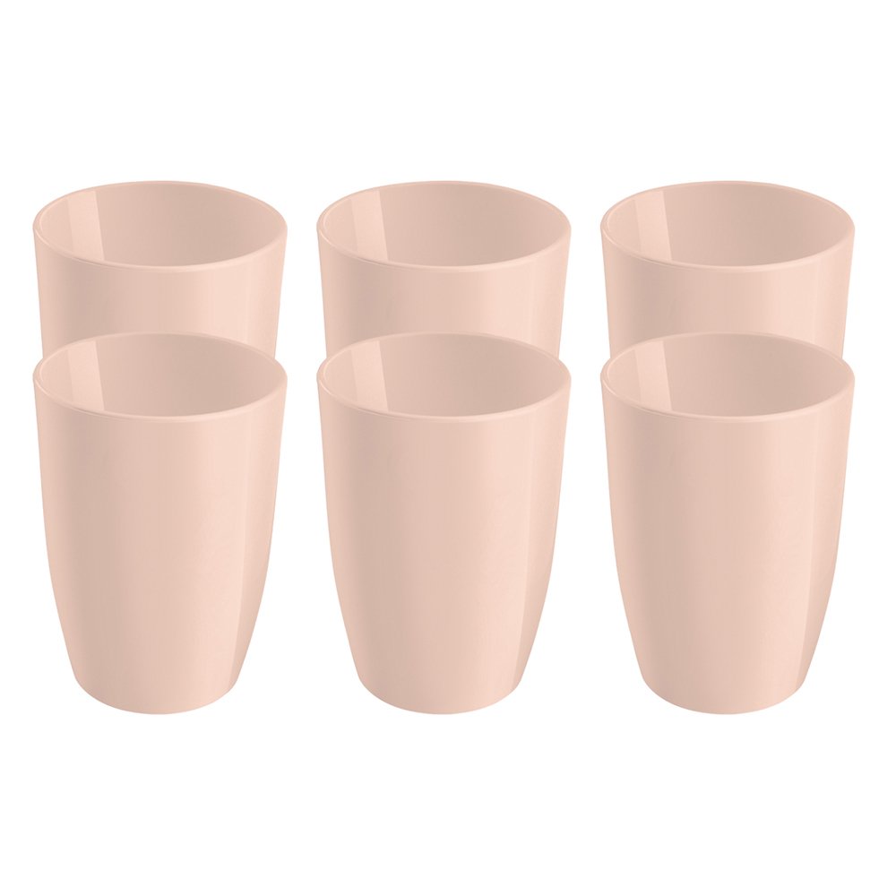 Coza Design Durable Plastic Cups, One Size, Pink