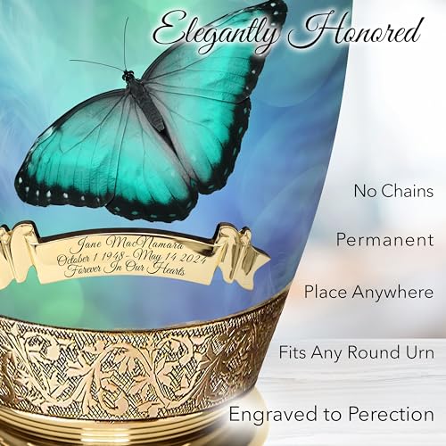 Image of Bokeh Butterfly Cremation Urns for Human Ashes Adult Female Urns for Ashes