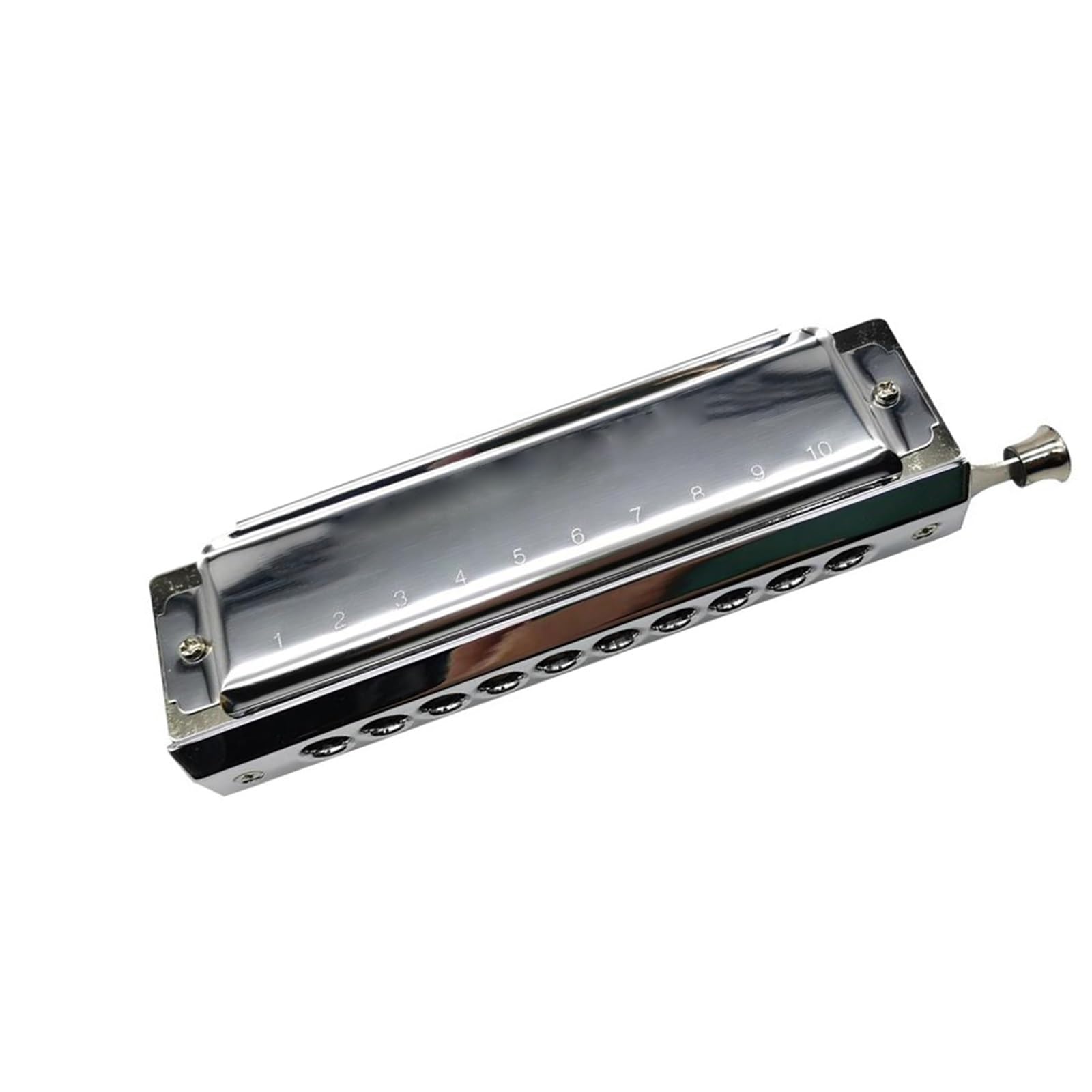 Diatonische Mundharmonikas Silbernes chromatisches Mundharmonika Holzblasinstrument