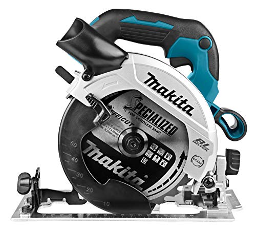 Makita DHS660RTJ Akku-Handkreissäge 57 mm 18 V 5,0 Ah, 2 Akkus + Ladegerät im MAKPAC Bunt & 194385-5 Schraubzwinge 1 Paar (2 Stück), Silber, 5 x 160 mm – Bild 4