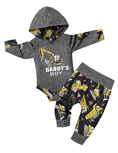 Image of Von kilizo Baby Boy Clothes 0-12 Months Long Sleeve Hoodies Pant Sets Camo Letter Print Baby Boy Outfits Infant Boy Clothes