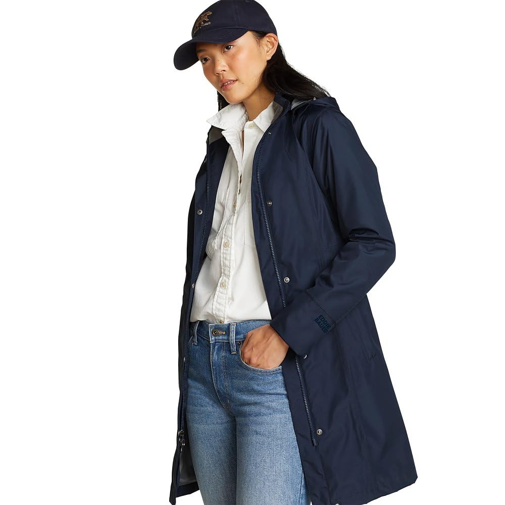 Eddie BauerWomen's Girl on the Go Waterproof Trench Coat
