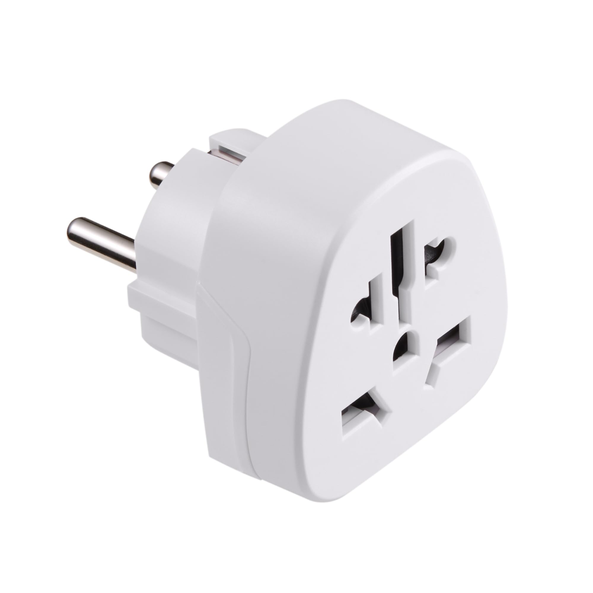 Adapter podróżny, Ewent adapter na świat do Europy, uniwersalny adapter ze świata do Europy, wtyczka z USA/UK/AUS/CHINA/Szwajcaria do gniazda Schuko (IT/ES/DE/UE), kompaktowa wtyczka podróżna