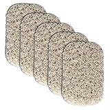 5 cuscinetti antiscivolo per sapone, ad asciugatura rapida, per un efficiente drenaggio dell'acqua e sapone di lunga durata (beige)