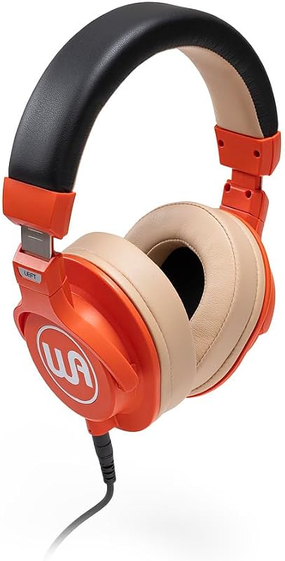WA-HRT Headroom, Auriculares de estudio cerrados (controlador de neodimio de 45 mm, almohadillas intercambiables, para monitoreo y grabación), naranja