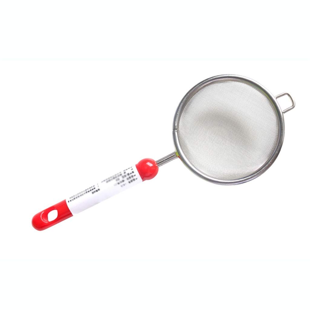 ZHANGXIAO Malla Fina Colador Durable Acero Inoxidable Cocina Multiuso Tamiz De Harina (tamaño : L)