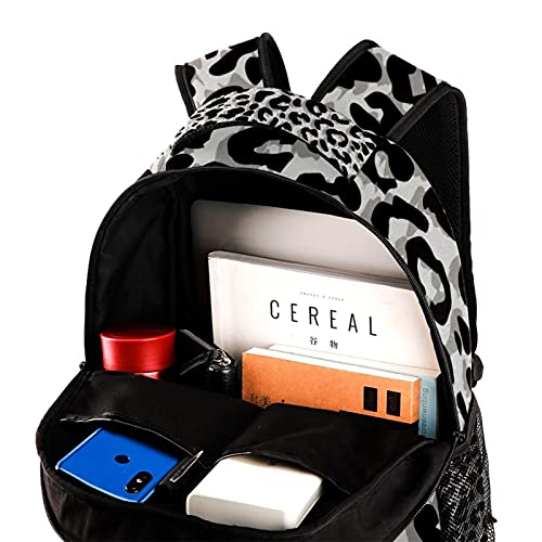 Sac à dos texture vache noir et blanc au design imprimé unique