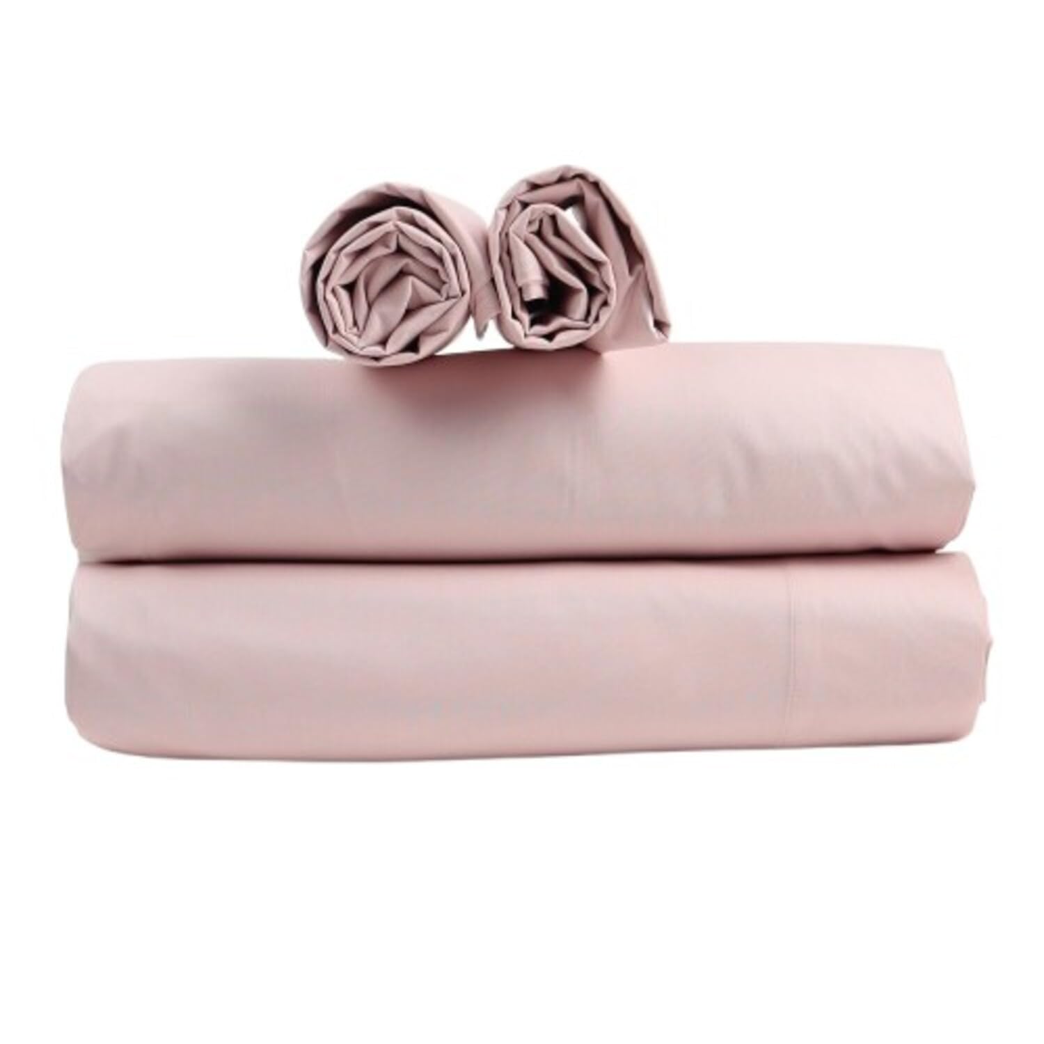 Corredocasa Lenzuola Completo Letto in Percalle, Made in Italy - 100% Cotone Percalle - Set Lenzuolo Sotto con Angoli, Sopra e Federa Elegante (Una piazza e mezza, Cipria)
