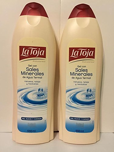 La Toja Shower Gel with Mineral Salts 550ml (PACK OF 2)