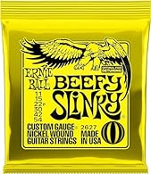 Ernie Ball Slinkys are played by legends around the world including Slash, Jimmy Page, Metallica, Eric Clapton, and more. Beefy Slinky’s 11-54 gauge is optimal for detuning. Element Shield packaging ensures your strings stay as fresh as they were the...