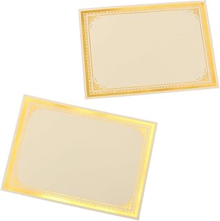 Parliky 30 Pçs Impressora De Escritório Impressora De Papel De Diploma De Papel Para Impressão De Folha De Certificado De Papel Certificado De Papel De Certificado De Papel