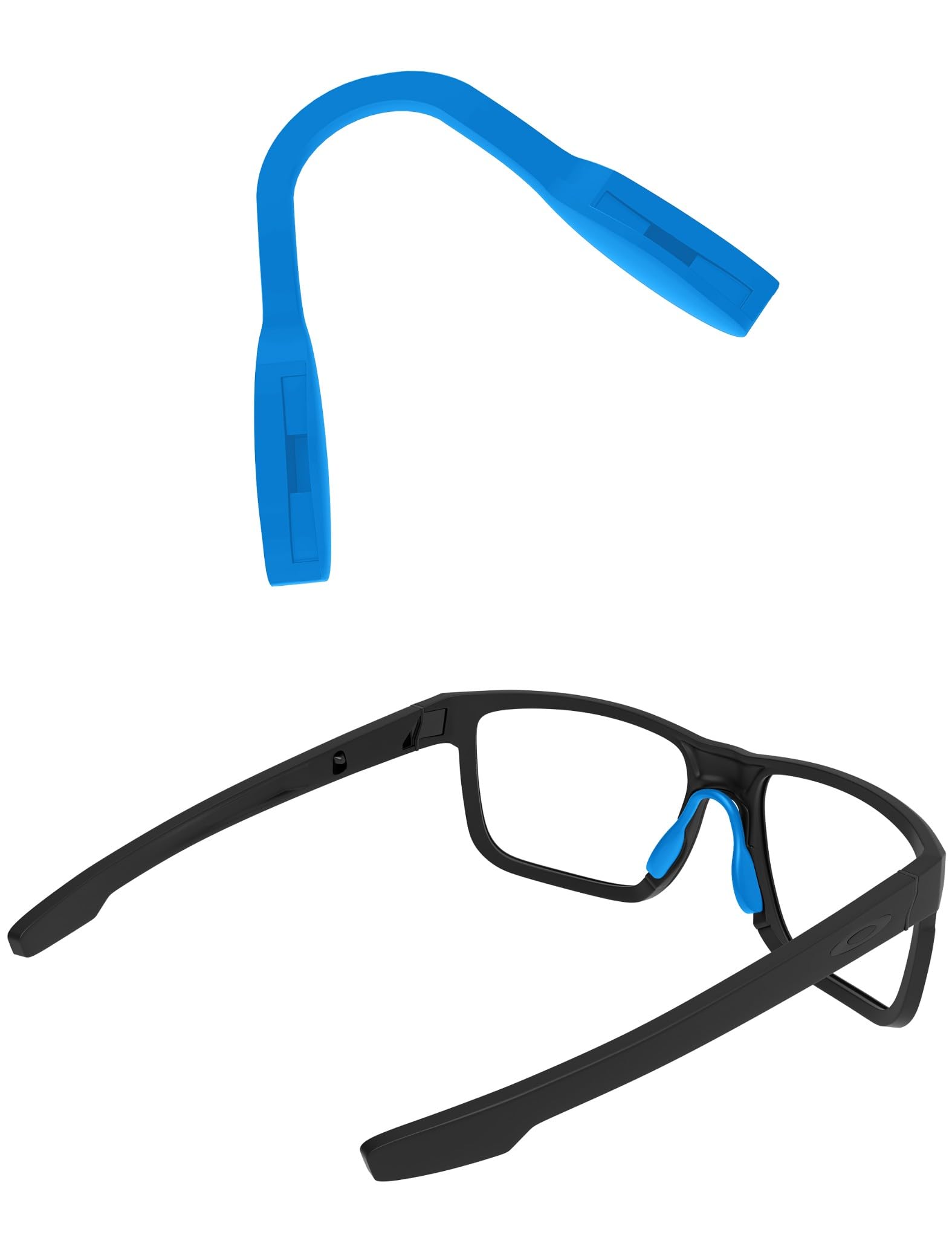 SAUCER Replacement Nose Pieces Pads for Oakley Actuator OO9250 | OO9250A Sunglasses - Asian Fit Sky Blue