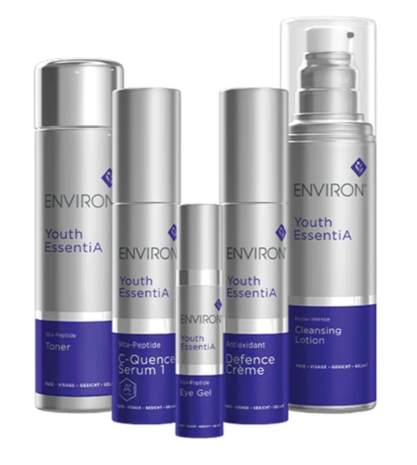 Environ Advance Starter Kit, Youth EssentiA includes Hydra-Intense Cleansing Lotion, Vita-Peptide Toner, Starter Kit Vita-Peptide Eye Gel, Vita-Peptide C-