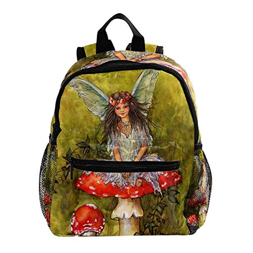 Mochila para Niños Niña Elfo Hada Mochila Escolar para Niños Pequeños,Mochila Adecuada para...
