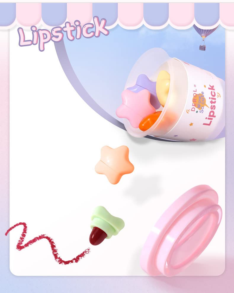 Miniatura 6 de Mini lindo juego de lápices labiales, 16 lápices labiales mate, 16 colores, terciopelo, impermeable, de larga duración, lápiz labial mate, juego de