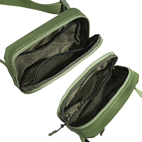 Image of Belt bag Fanny pack crossbody bags for women Everywhere belt bag (Green)