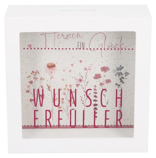 Romantischer Wunscherfüller als Bilderrahmen-Spardose zur Hochzeit,...