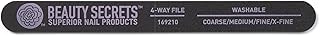 Beauty Secrets Black 4Way Nail File