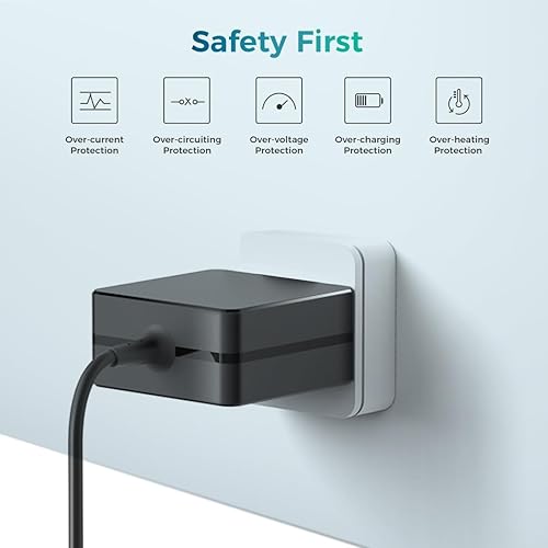 Miniatura 5 de Cargador de pistola de masaje de percusión de 27 V compatible con Sharper Image 1011666 1013002 1012667 1013983 1013985 2437599 Powerboost