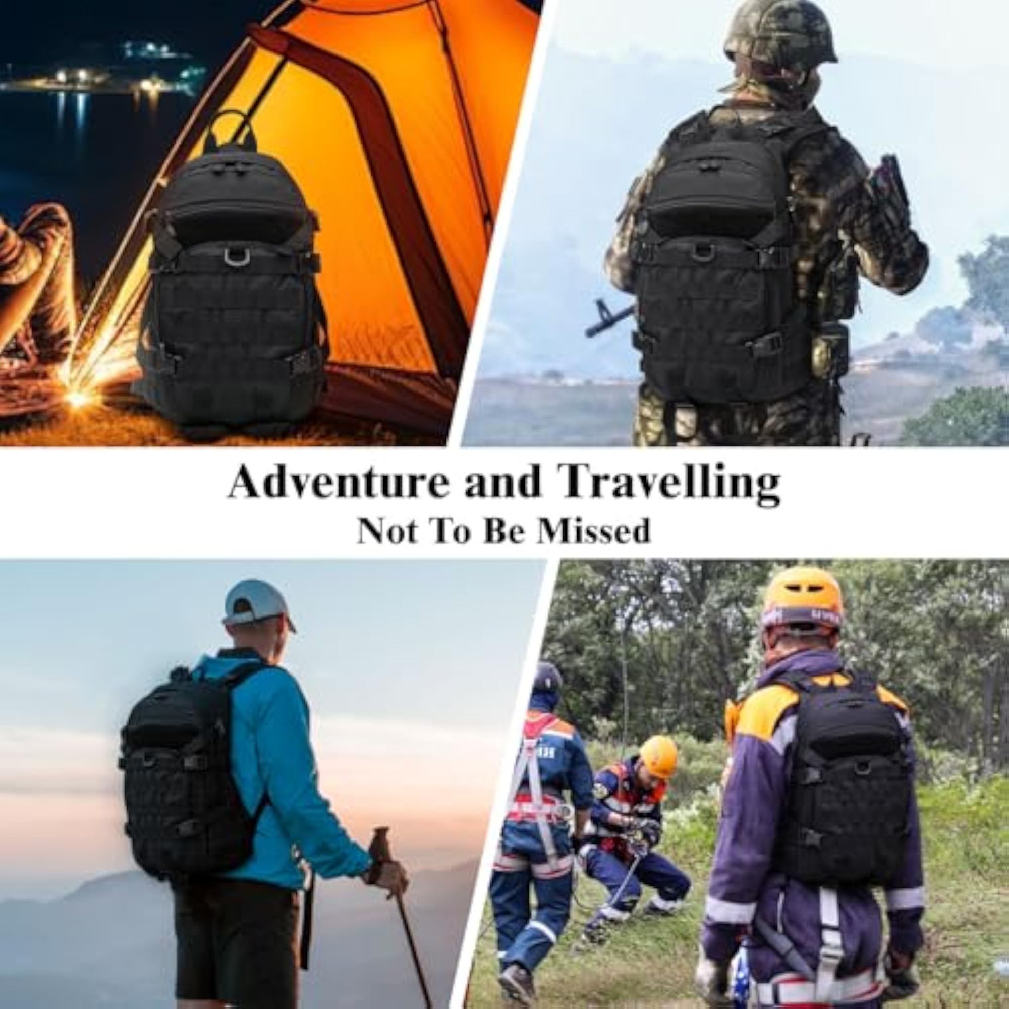 25L Military Tactical Backpack, Practical and Durable