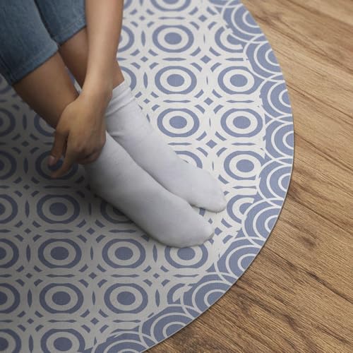 Tapis vinyle ø80 cm de sol résistant pour protéger des griffes - 5