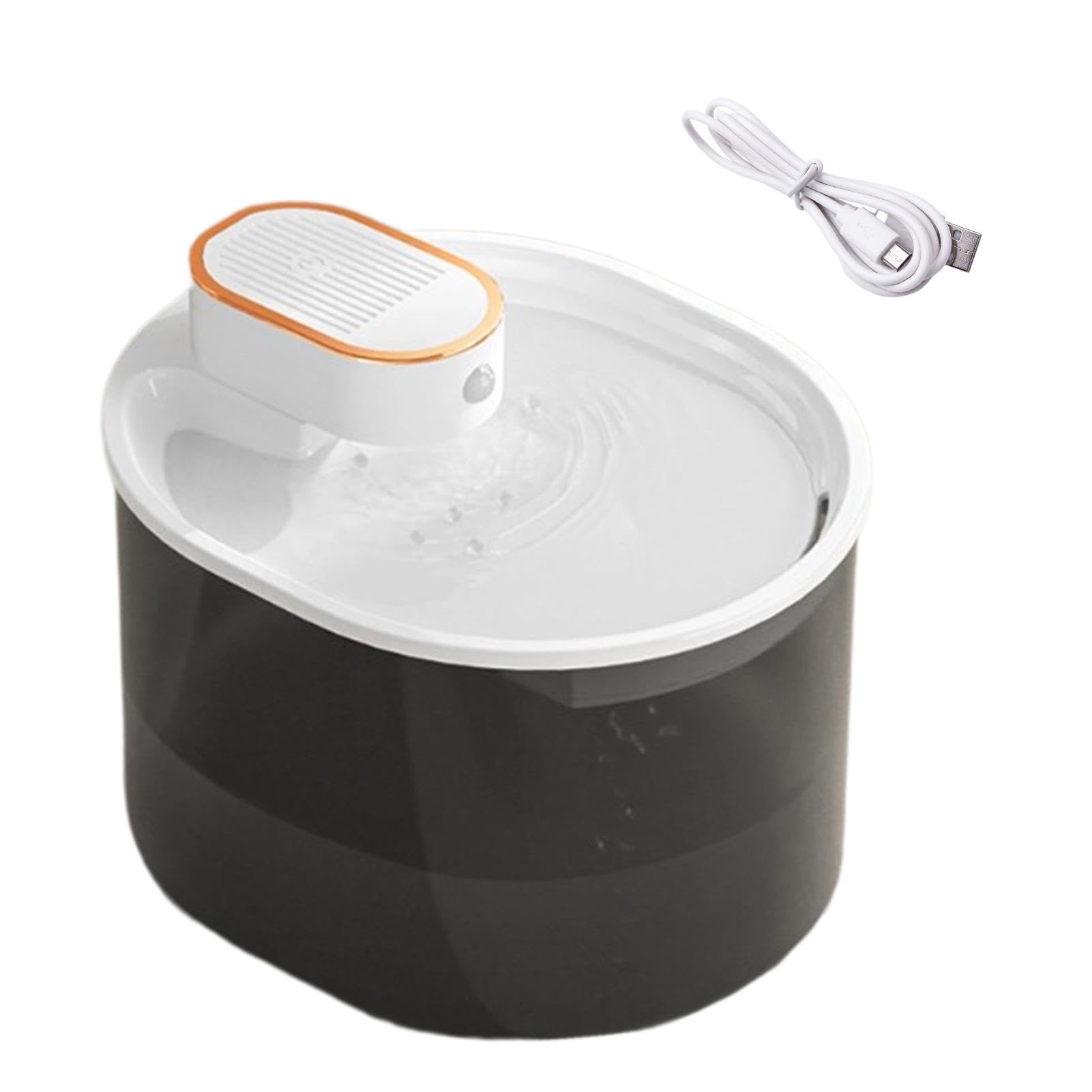 Fuente de agua automática para gatos, dispensador de agua para perros, dispensador automático de agua con filtro/sensor de movimiento/bomba silenciosa de 3 litros para gatos, perros, múltiples