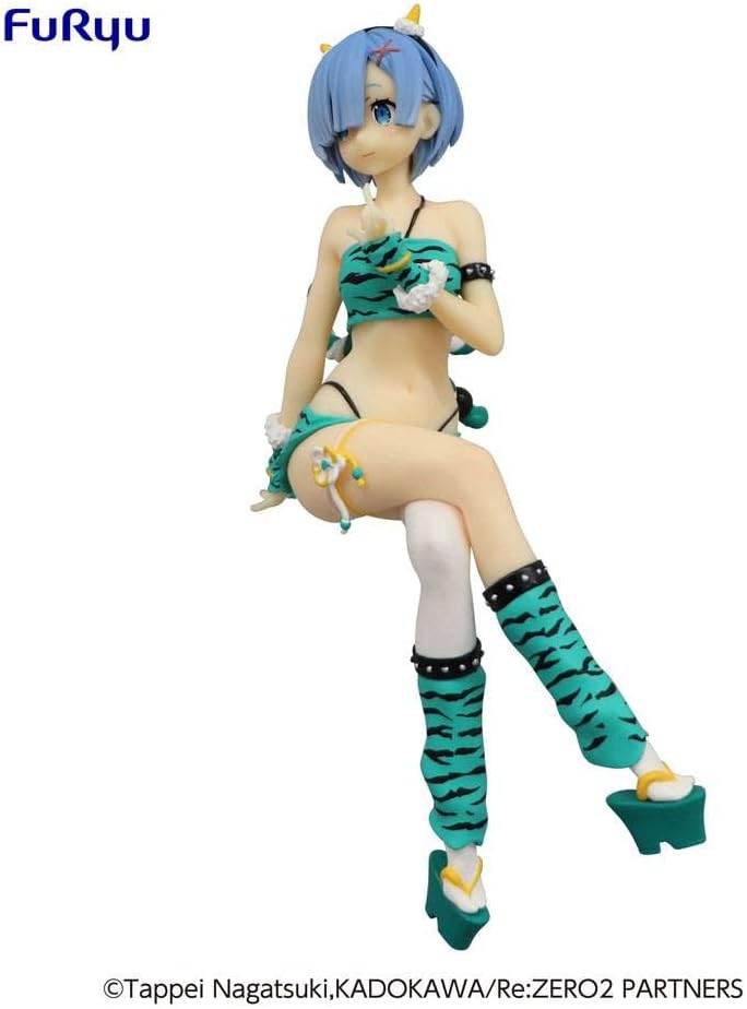 FURYU - Re:Zero Starting Life in Another World Noodle Stopper Figure- Rem Demon Costume Another Color ver.-